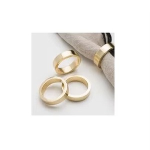 Luxurious Gold Napkin <b>Ring</b> Holder with Royal Design H ndicraft for Wedding Table Decor Parties Hotel Dining - Product Image 4