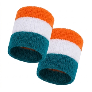 Bandeau de poignet fin, respirant et doux en polyester et coton pour le basketball et le badminton, ajustement universel - Product Image 5