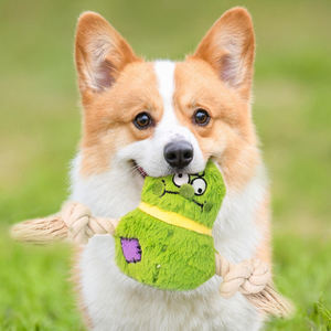 Jouets à mâcher pour animaux de compagnie en peluche rembourrés de corde en coton, nouveaux jouets interactifs pour chiens, jouet en peluche doux pour animaux de compagnie - Product Image 5
