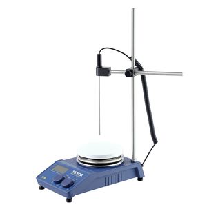 Agitatore Magnetico con Piastra Riscaldante per Uso di Laboratorio, Max 340°C, 0-1500 RPM, Capacità 20L - Product Image 1