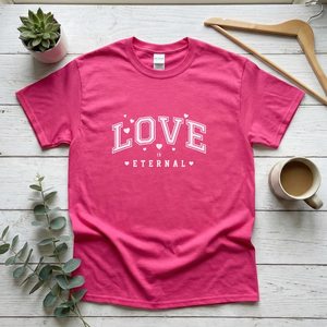 T-shirt rétro en coton pour la Saint-Valentin pour femmes, couples, petite amie, femme - Product Image 3