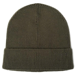 Unisex Solid Color Ribbed Knit Beanie Hat 100% Acrylic Casual Winter Cap for Adults 56-58CM <b>Head</b> Circumference - Product Image 4
