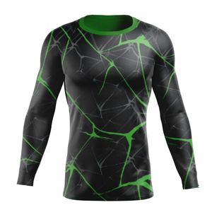 Camiseta de compresión de alta calidad para MMA, rashguard para hombre, personaliza tu propio logo, rashguard sublimado de manga larga. - Product Image 3