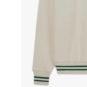 Sudadera Casual de Manga Larga con Cuello Redondo y Ribete en Contraste Verde Crema para Mujer, Ropa al por Mayor 2026 - Product Image 2