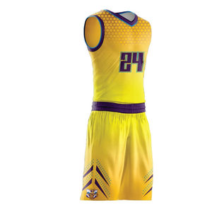 Gilet d'entraînement de basketball personnalisé pour adultes, grande taille, haute qualité, confortable et respirant, ensemble de sport de qualité supérieure - Product Image 1