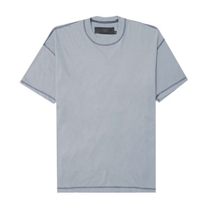 Productos Más Vendidos en Pakistán, Camiseta Moderna con Diseño de Costuras en Contraste para Hombre, Camisetas Ligeras de Moda para Hombre al por Mayor - Product Image 1