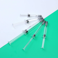 Logo personnalisé 1ML2ML3ML5ML10ML stérile hypodermique seringue jetable en plastique sérum cosmétique emballage seringue bouteille de cylindre