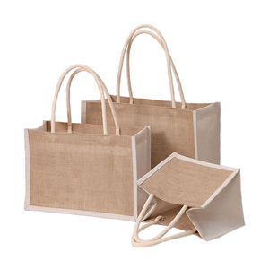 Grand sac de rangement en jute pour couvertures, organisateur de vêtements et emballage de voyage - Product Image 6
