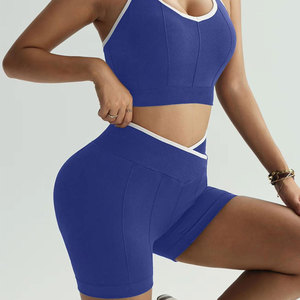 Conjunto de Shorts de Yoga para Mujer Hechos a Medida, de Alta Calidad, Secado Rápido, Ligeros, para Gimnasio, Ejercicio, Deporte, Venta al Por Mayor - Product Image 4