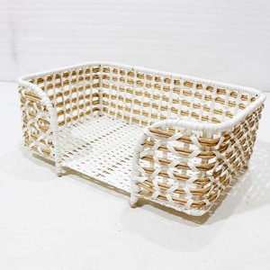 Cesta Triangular Elevada para Gatos, Moderna, Resistente a la Intemperie, de Plástico con Relleno de Algodón, con Patas Elevadas y Abertura Frontal, para Sala de Estar o Dormitorio, de Primera Calidad - Product Image 3
