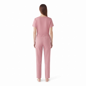 Women Nursing <b>Scrub</b> Set Two Piece Medical Uniform Healthcare Workwear Hospital Nurse <b>Scrubs</b> <b>Top</b> and Pants - Product Image 3