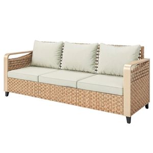 Sofá de Ratán para Exteriores, Muebles de Patio para Terraza y Balcón con un Atractivo y Elegante Diseño - Product Image 5