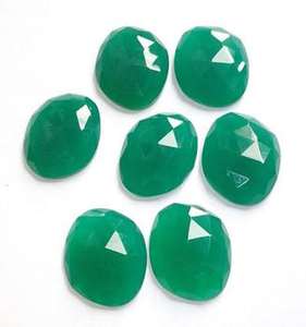 Pierres précieuses naturelles en Onyx Rose, nouvelle collection pour la fabrication de bijoux, taillée, ample, couleur verte, taille 18x22mm, vente en gros - Product Image 3