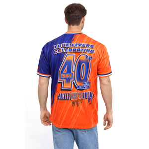 Men Custom Sports T <b>Shirt</b> Sublimation Print Team Jersey Short Sleeve Quick Dry Breathable Casual Graphic Tee OEM - Product Image 4