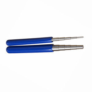 Jaugeurs de bagues coniques ronds en acier inoxydable pour la fabrication de bijoux, la création de bagues et le sertissage, avec poignée bleue - Product Image 6