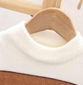 Cárdigan Infantil Estilo Europeo, Otoño, Sin Cuello, Elegante, 100% Algodón, Manga Abullonada, Estampado Animal - Product Image 4