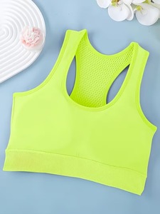บราออกกำลังกายแบบ Racerback ประสิทธิภาพสูง |   เสื้อครอปออกกำลังกายแบบตาข่ายไร้รอยต่อ |   ชุดกีฬาสำหรับผู้หญิง ซับเหงื่อได้ดี - Product Image 5