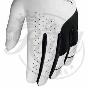 Gants de golf pour hommes en cuir véritable Palm Cabretta, antidérapants, tissu respirant, logo personnalisé, matériau doux, peau de mouton durable - Product Image 3