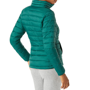 Chaqueta Acolchada Verde con Capucha, Cierre de Cremallera, Impermeable, Ecológica, Reversible, Cortavientos, Informal, Unisex, Corte Regular - Product Image 2