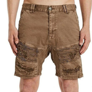 Shorts en jean pour hommes, style streetwear, pour les sorties et les voyages, shorts déchirés pour hommes - Product Image 5