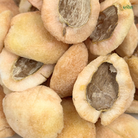 Hoogwaardige Vietnamese chemisch vrije pure rambutanvruchtvlees, natuurlijk gevriesdroogd rambutanfruit, gezonde snack