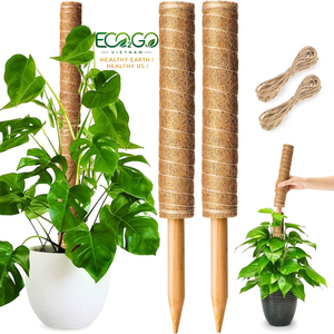 Poteau en fibre de coco pliable en gros, forme personnalisée, support pour plantes grimpantes d'intérieur, Monstera, Philodendron, Pothos, Eco2go - Product Image 3