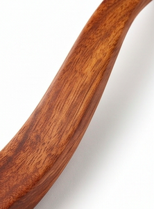 Ensemble de cuillères à salade en bois, polies à la main, design minimaliste, réutilisables, pour la restauration et la maison - Product Image 3