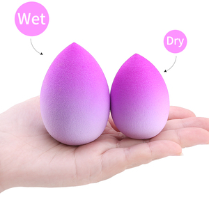 Éponge de maquillage en forme de goutte d'eau, mélangeur de fond de teint, outil de beauté cosmétique, réutilisable, portable, taille standard - Product Image 2