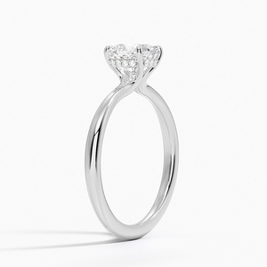 Anillo BOJ 092 con Corte Cojín, Plata 925, Halo de Piedras, Engaste de Garras, Anillo Solitario con Diamante de 2ct, Color D, VVS1, Moissanita Certificada por GRA - Product Image 2