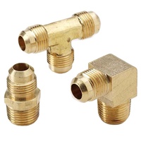 Raccords de plomberie en laiton OEM BSPT NPT à filetage mâle/femelle : Té, adaptateur droit, raccord long, coude, union, connecteur