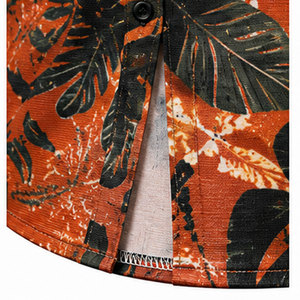 Chemise pour homme de qualité supérieure à imprimé numérique avec motif haute définition, matière respirante et coupe confortable pour un style au quotidien - Product Image 5