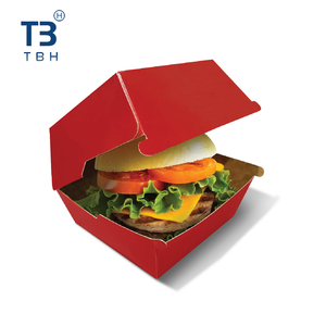Caja de Papel Blanca Desechable para Hamburguesas, Tipo Concha, Ideal para Puestos de Comida Rápida, Eventos, Fiestas y Bistrós, del Principal Proveedor de Malasia - Product Image 1