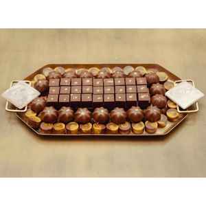 ถาดเสิร์ฟรูปดาวโลหะสำหรับใส่ผลไม้อบแห้ง ช็อกโกแลต เครื่องประดับ ของขวัญรอมฎอน อีด ของตกแต่งบ้าน ใช้ในตลาดต่างๆ - Product Image 6