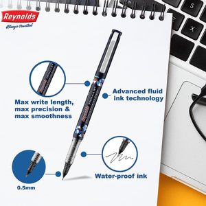 Luxury High Quality Waterproof <b>Ink</b> Liquid Gel Pens 0.5mm Tip Black/Blue/Red <b>Ink</b> Novelty Office School Use Reynolds Trimax Pen - Product Image 2