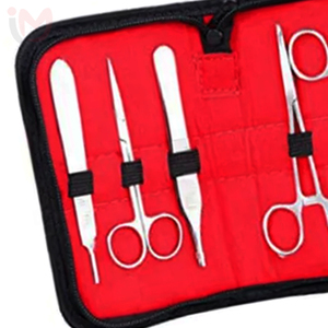 Kit d'entraînement à la suture, ensemble d'instruments médicaux avec ciseaux et aiguilles pour la formation des étudiants, classe I - Product Image 5