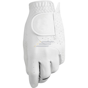 Gant de golf pour homme en cuir véritable, personnalisable avec logo, antidérapant, élastique et ajustable pour la main gauche, vente en gros 2026 - Product Image 1