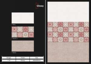 Azulejos de Pared de Cerámica Brillante de Diseño, 300X600MM, Opción de Decoración Interior Moderna para Baños de Lujo y Cocinas Modulares - Product Image 4