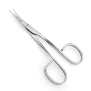 Stainless Steel Sharp Curved Blade Square Hole <b>Cuticle</b> <b>Scissors</b> Durable Foldable for Manicure & Pedicure - Product Image 2