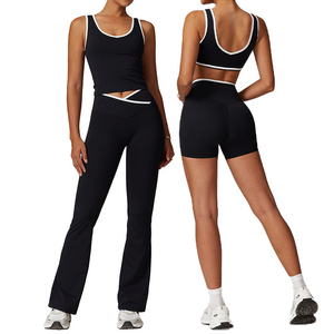Premium Women's Yoga Wear Set Moisture Wicking Gym <b>Clothing</b> OEM ODM Factory Direct Wholesale Supplier - Product Image 2