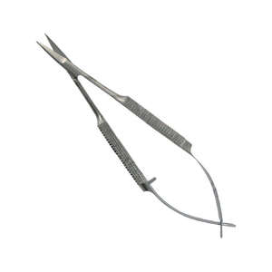 Ensemble de ciseaux à cuticules courbés en acier inoxydable, micro-précision, action à ressort, pour la coupe des sourcils, outils de manucure - Product Image 2