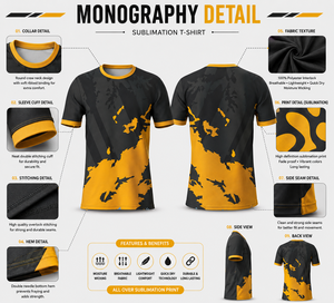 T-shirts personnalisés à sublimation, manches courtes, t-shirts pour hommes, t-shirts imprimés par sublimation pour hommes - Product Image 6
