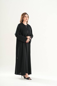 Abaya Musulmana Ligera Original, Vestido Elegante para Mujer con Estilo Árabe - Product Image 3