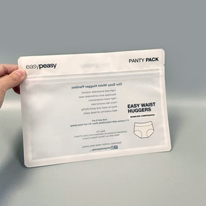 Sacchetto per Imballaggio Biancheria Intima, Calze e Abbigliamento con Chiusura <span class=keywords><strong>a</strong></span> Zip, Finestra Satinata e Cerniera, in Mylar - Product Image 3