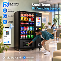 Écran tactile personnalisé RUNYANG 5 ℃ -25 ℃   Distributeur automatique de snacks et boissons Smart Combo Snacks