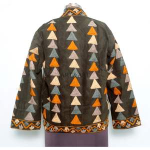 Chaqueta Cotrise Bordada a Mano, Diseño Vintage, Ecológica, Transpirable, Forrada de Algodón, para Invierno, Primavera y Verano, Ropa de Abrigo para Fiestas - Product Image 5