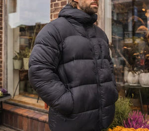 Apparelzest Best Manufacturer <b>Men</b> Canvas Puffer <b>Jacket</b> Solid Color Hooded Collar <b>Summer</b> Thin Best Selling Outdoor Waterproof - Product Image 4