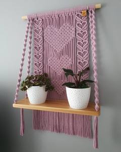 Excellent Quality Handmade Macrame <b>Plant</b> Hanger for Indoor Outdoor Home Garden <b>Wall</b> Hanging Decorative <b>Plant</b> Pot <b>Holder</b> - Product Image 3