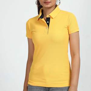 เสื้อโปโลออกกำลังกายสำหรับผู้หญิง แขนสั้น สวมใส่สบาย ระบายอากาศได้ดี เหมาะสำหรับฟิตเนส - Product Image 2