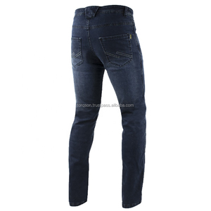 High Quality <b>Men's</b> Motorcycle Racing <b>Jeans</b> New Protective Racing Trousers in Casual Style Motocross Team Name on Jackets - Product Image 2