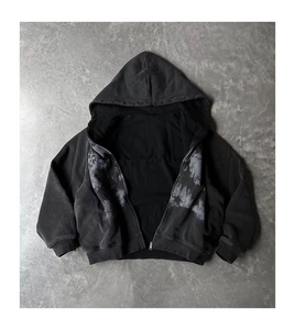 Sudadera con Capucha Clásica CARE MASTER al por Mayor, con Logotipo Personalizado, Tallas Grandes, de Algodón, para Hombre, con Estampado 3D en Relieve, FORTLEO IND - Product Image 4